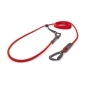 Preview: EASYLONG Hundeleine TWIST - M - 3m - orange mit schwarzen Punkten